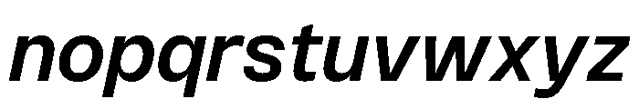 Monument Semibold Font LOWERCASE