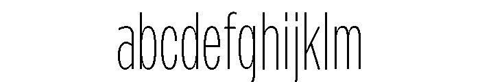 Monument Thin Condensed Extended FONT