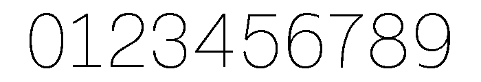 Monument Thin Extended Alt2 Font OTHER CHARS