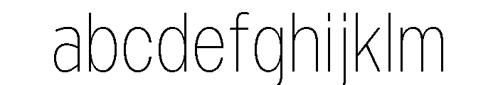 Monument Thin Narrow Extended 2 FONT