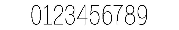 Monument Thin Narrow Extended Font OTHER CHARS