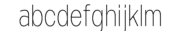 Monument Thin Narrow Extended FONT