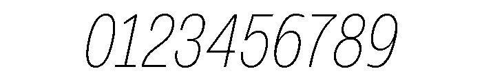 Monument Thin Narrow Font OTHER CHARS