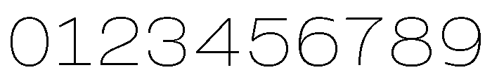 Monument Thin Wide Extended 2 Font OTHER CHARS