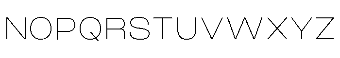 Monument Thin Wide Extended 2 Font UPPERCASE