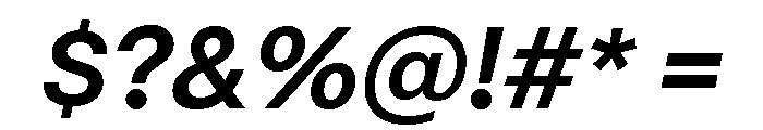 Mori Variable Bold Italic Font OTHER CHARS