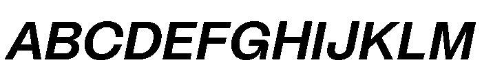 Mori Variable Bold Italic Font UPPERCASE