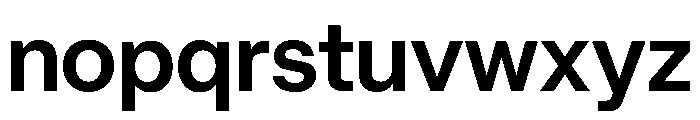 Mori Variable Bold Font LOWERCASE