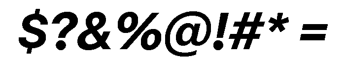 Mori Variable Extrabold Italic Font OTHER CHARS