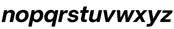 Mori Variable Extrabold Italic Font LOWERCASE
