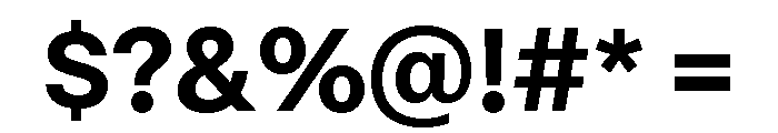 Mori Variable Extrabold Font OTHER CHARS
