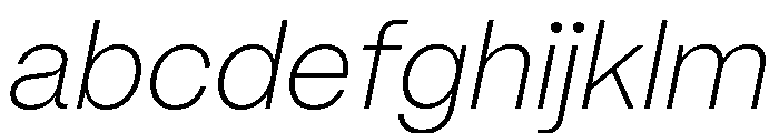 Mori Variable Extralight Italic FONT