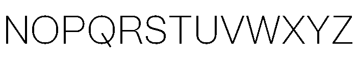 Mori Variable Extralight Font UPPERCASE