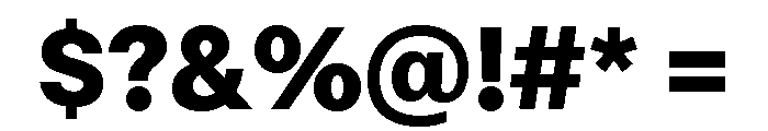 Mori Variable Heavy Font OTHER CHARS