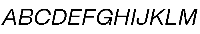 Mori Variable Italic Font UPPERCASE