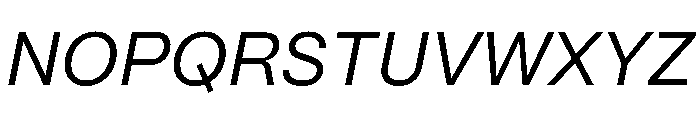 Mori Variable Italic Font UPPERCASE