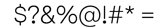 Mori Variable Light Font OTHER CHARS