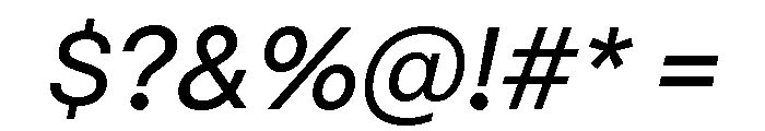 Mori Variable Medium Italic Font OTHER CHARS