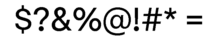 Mori Variable Medium Font OTHER CHARS