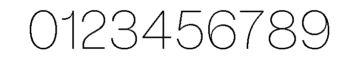Mori Variable Thin Font OTHER CHARS