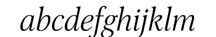 Morion LightItalic FONT