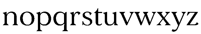 Morion Regular Font LOWERCASE