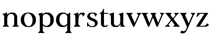 Morion Semibold Font LOWERCASE