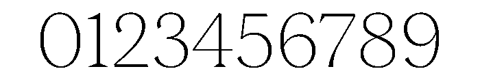 Morion Thin Font OTHER CHARS