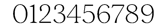 Morion UltraLight Font OTHER CHARS