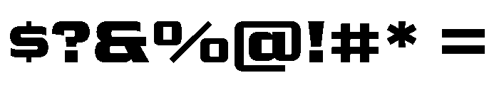 Mortier Jumbo Font OTHER CHARS