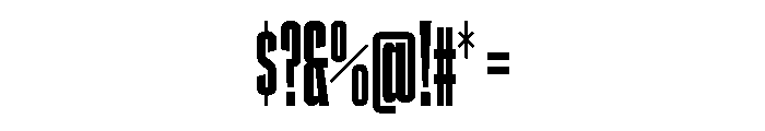 Mortier Slim Font OTHER CHARS