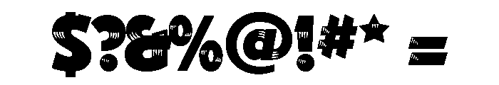 Motorcross Regular Font OTHER CHARS
