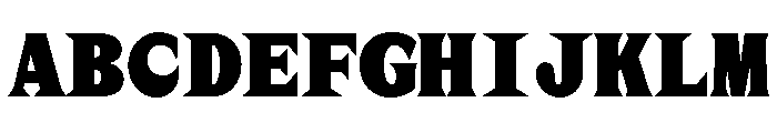 MottiMono Black Font UPPERCASE