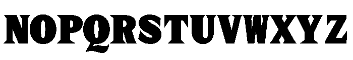 MottiMono Black Font UPPERCASE