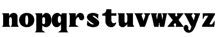 MottiMono Black Font LOWERCASE