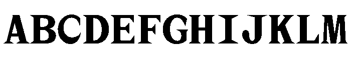 MottiMono Bold Font UPPERCASE