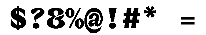 MottiMono ExtraBold Font OTHER CHARS