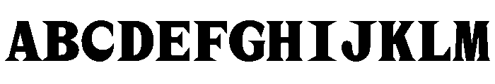MottiMono ExtraBold Font UPPERCASE
