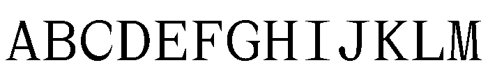 MottiMono Light Font UPPERCASE