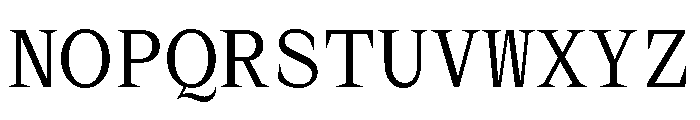 MottiMono Light Font UPPERCASE
