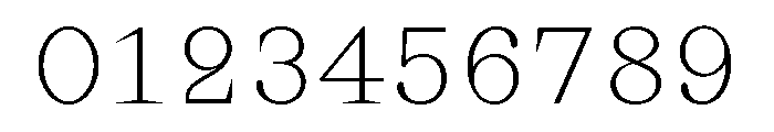 MottiMono Thin Font OTHER CHARS