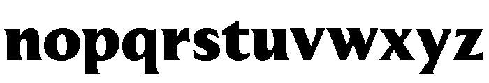 Moulin Black Font LOWERCASE