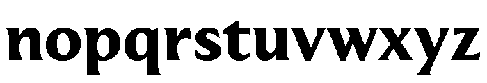 Moulin Bold Font LOWERCASE