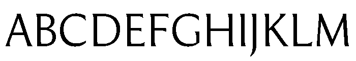 Moulin Light Font UPPERCASE