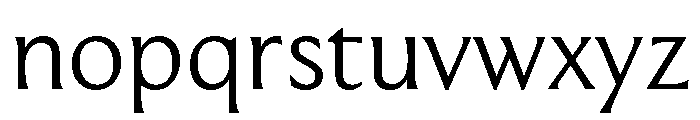 Moulin Light Font LOWERCASE