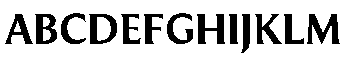 Moulin Medium Font UPPERCASE