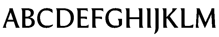 Moulin Regular Font UPPERCASE