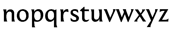 Moulin Regular Font LOWERCASE