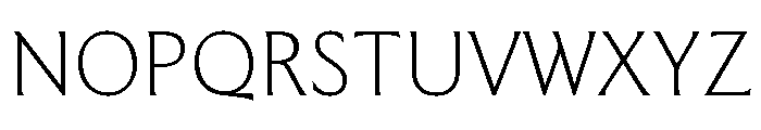 Moulin Thin Font UPPERCASE