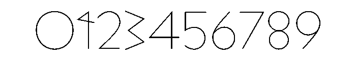 Movement DirectThin Instance Font OTHER CHARS